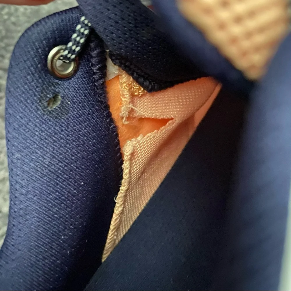 On Running Women's Peach and White Sneakers - Picture 10 of 10